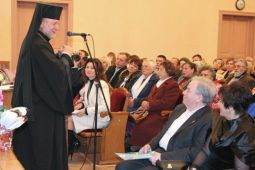 Владика Сокальсько-Жовківський Михаїл Колтун звертається з привітанням до ювіляра митця Анатолія Покотюка